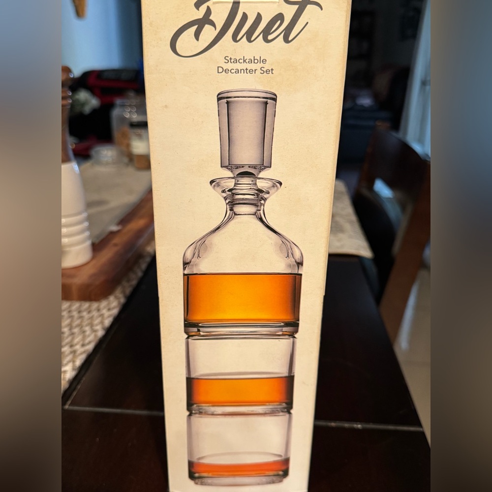 Duet Stackable Decanter Set - Picture 3 of 3